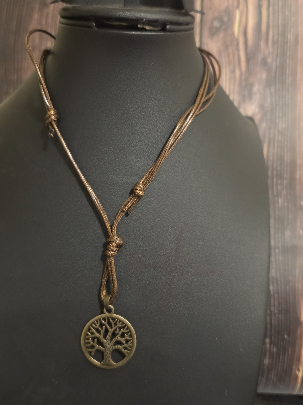 paparazzi Bronze Tree of Life Pendant Necklace